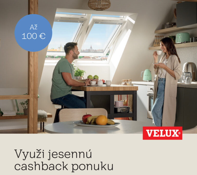 Začína sa jesenná akcia VELUX cashback – získajte časť peňazí z nákupu späť!